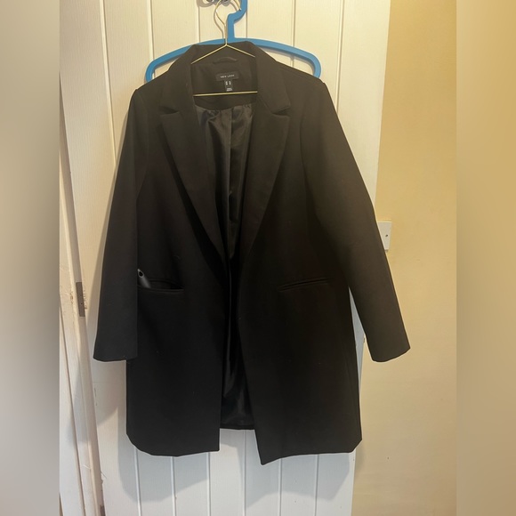 New Look Jackets & Blazers - New Look formal lined button front coat in black size 14